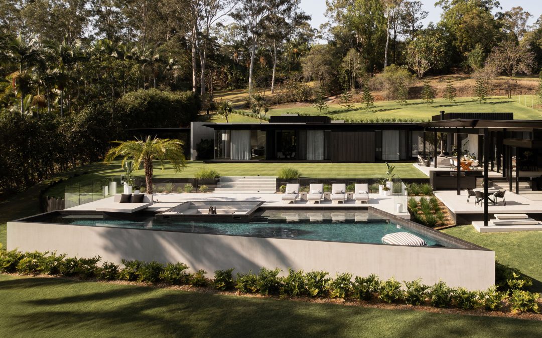 BLACKWOOD DOONAN: A private Oasis featuring Breezway Louvre Windows