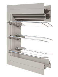 2bDualair Dualair 1 Bay Open